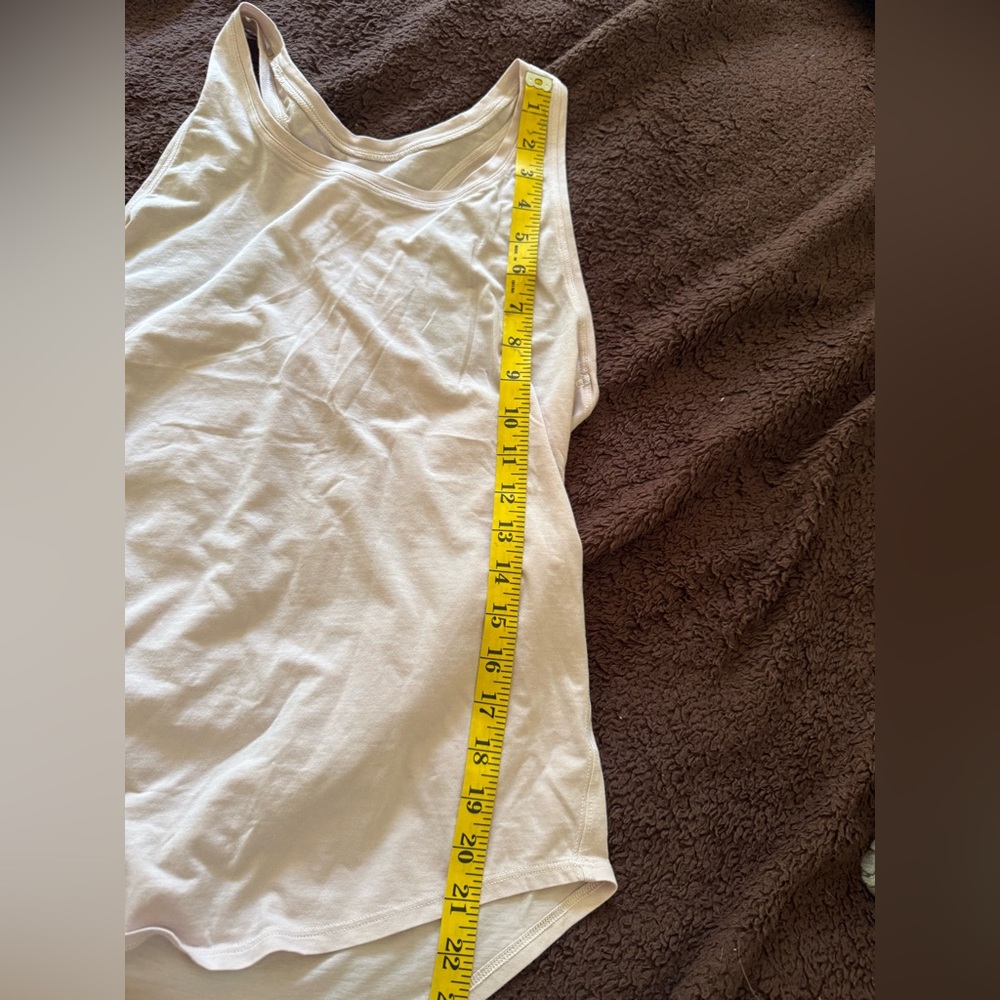 Lululemon Love Tank – Size 2, (measured) Soft Cotton, Classic Fit Smoky Blush - Picture 4 of 11